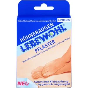 LEBEWOHL Hühneraugen Pflaster normal 4 St