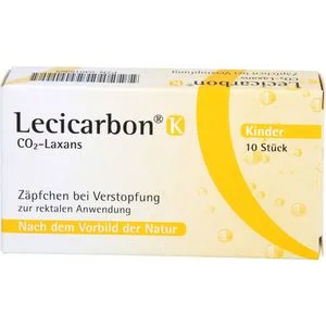 LECICARBON K CO2 Laxans Kindersuppositorien 10 St