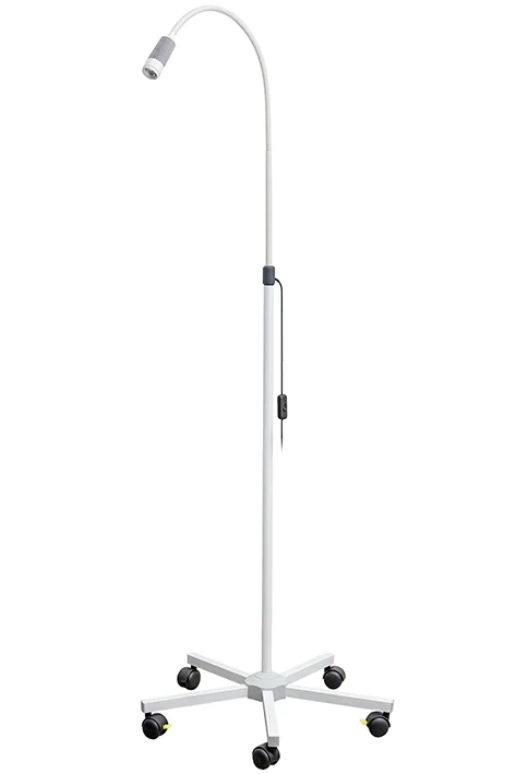 LED-Untersuchungsleuchte, auf Rollstativ, weiß