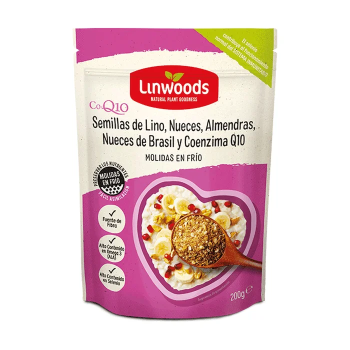 Leinsamen mit Mandeln und Walnüssen 200 G