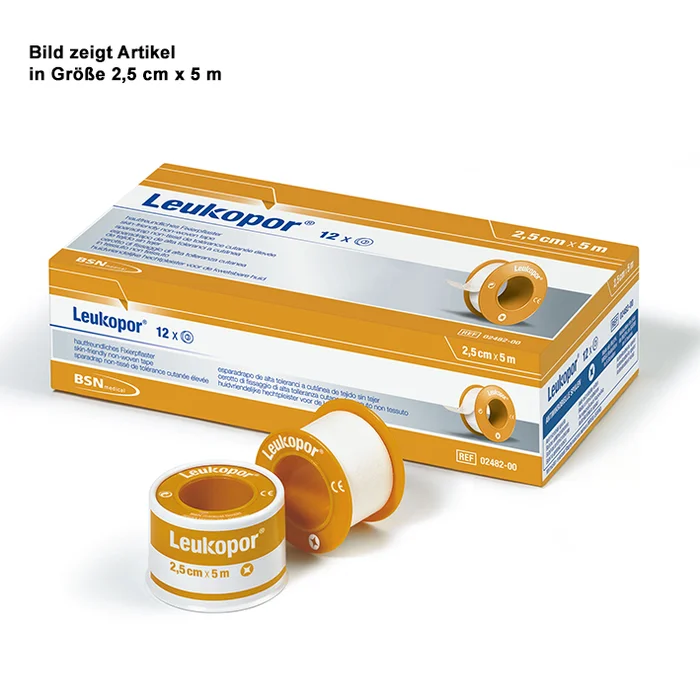 Leukopor Rollenpflaster im Schutzring, 5,0 m x 1,25 cm