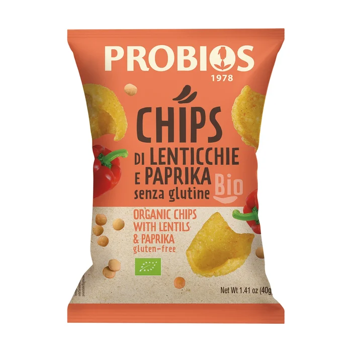 Linsen-Paprika-Chips 40 G