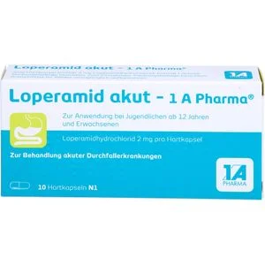 LOPERAMID akut 1A Pharma Hartkapseln 10 St