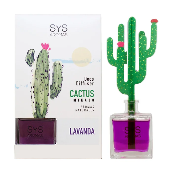 Lufterfrischer-System Lavendel-Kaktus-Diffusor 90 ml (Lavendel)