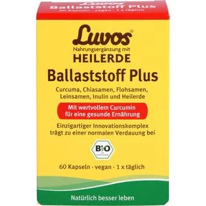 LUVOS Heilerde Bio Ballaststoff Plus Kapseln 60 St