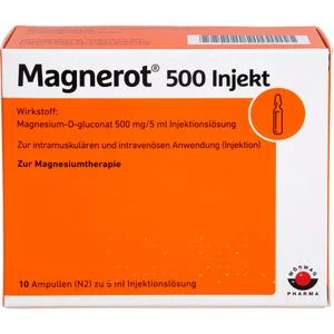 MAGNEROT 500 Injekt Ampullen 10X5 ml