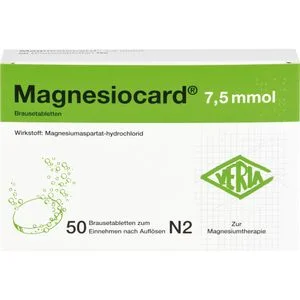 MAGNESIOCARD 7,5 mmol Brausetabletten 50 St