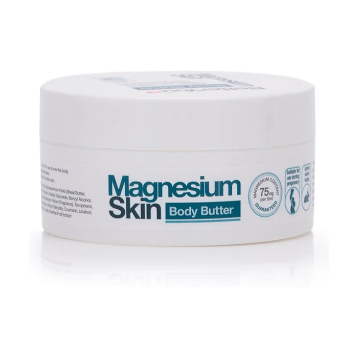 Magnesium Haut Körperbutter 200 ml Sahne