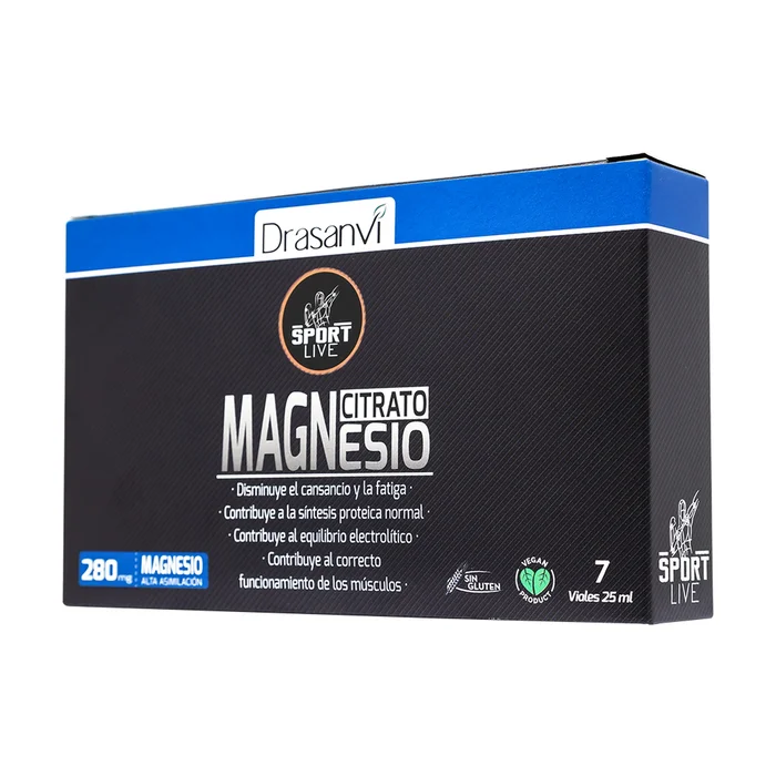 Magnesium in lebenden Sportfläschchen 7 Fläschchen à 25ml