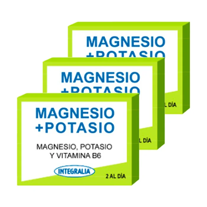 Magnesium- und Kaliumpackung 3 Einheiten