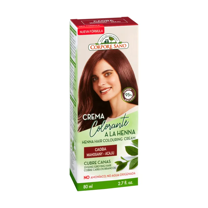 Mahagoni Henna Färbecreme 80 ml