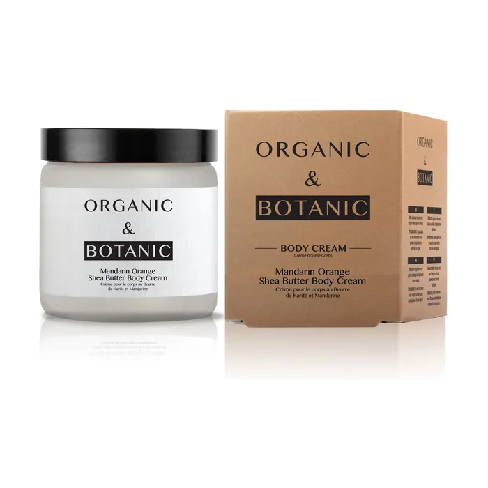 Mandarine und Sheabutter Körpercreme 100 ml Sahne