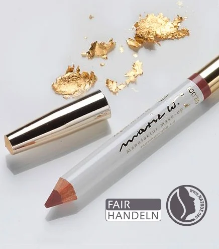 marie w. Natur Lippenstift Braun 2-3 mit echtem Gold