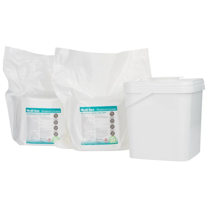 MEDI-INN Spendereimer + 2 Nachfüllpackungen BIG SOFT