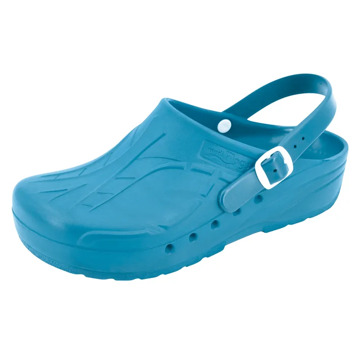 mediPlogs OP-Schuhe mit Fersenriemen hellblau Gr. 48