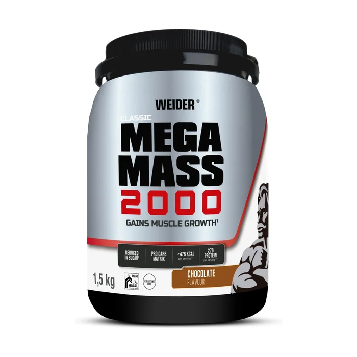 Mega Mass 2000 Schokoladenprotein 1,5 kg Pulver (Schokolade)