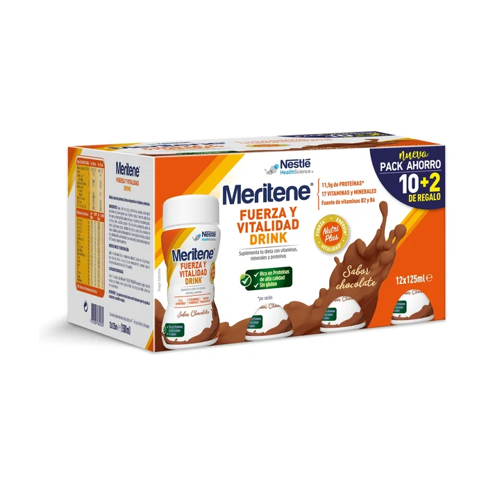 Meritene Trinkschokolade 10 + 2 Einheiten
