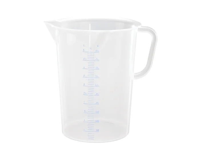 Messkanne 5000 ml, opak transparent