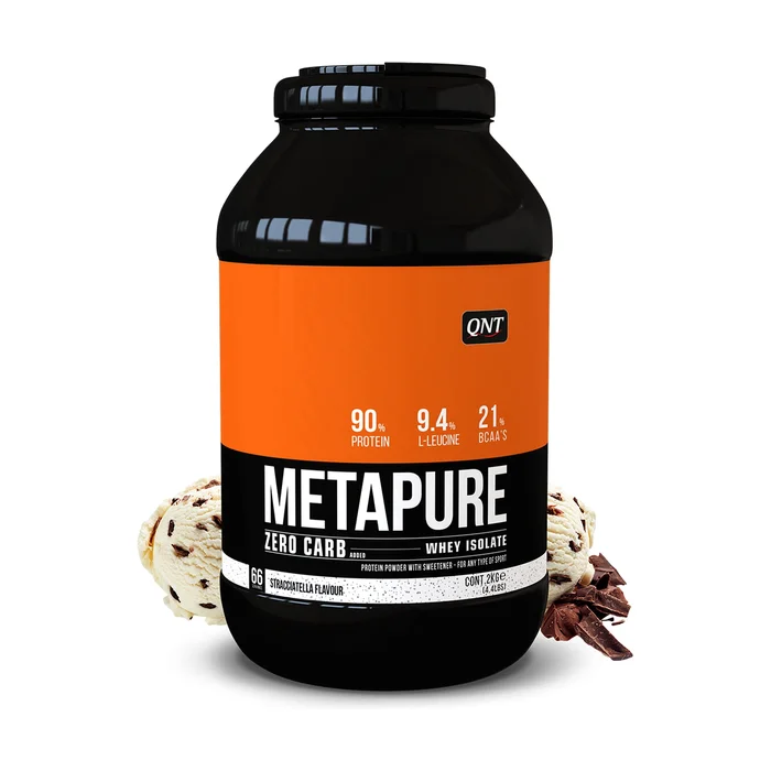 Metapure Molkeproteinisolat Stracciatella 2 kg Pulver