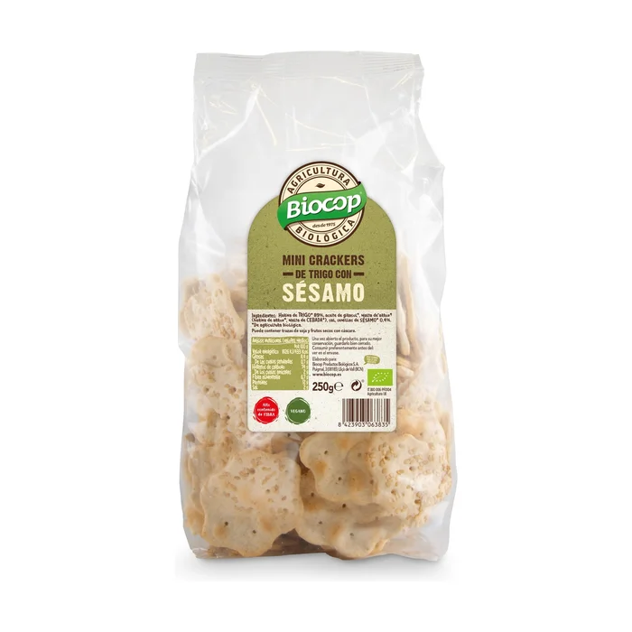 Mini-Weizen- und Sesamcracker 250 G