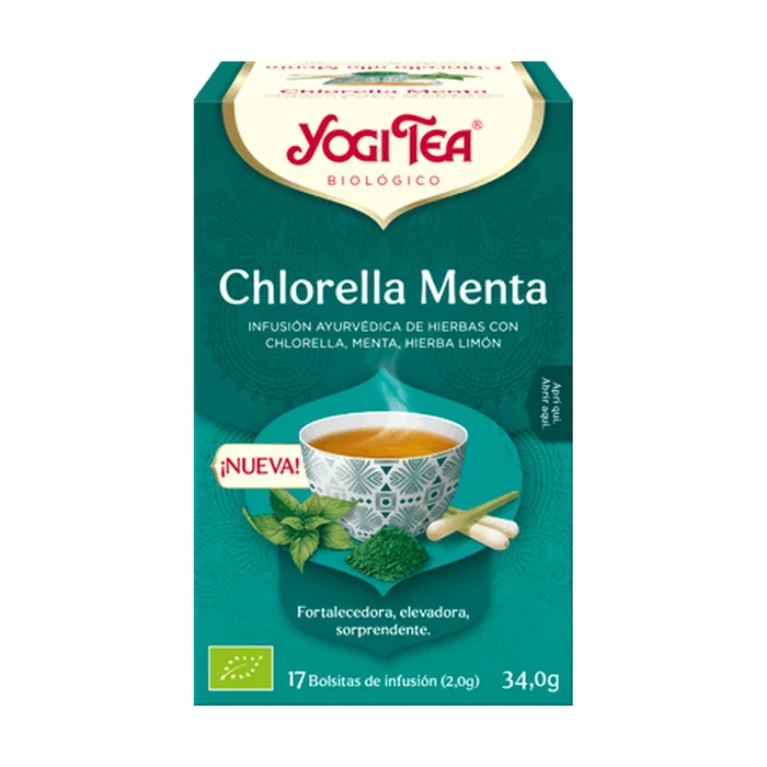Minze Chlorella Infusion 17 Infusionsbeutel à 2G