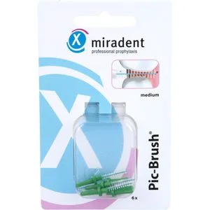 MIRADENT Interdentalbürste PIC-Brush medium grün 6 St