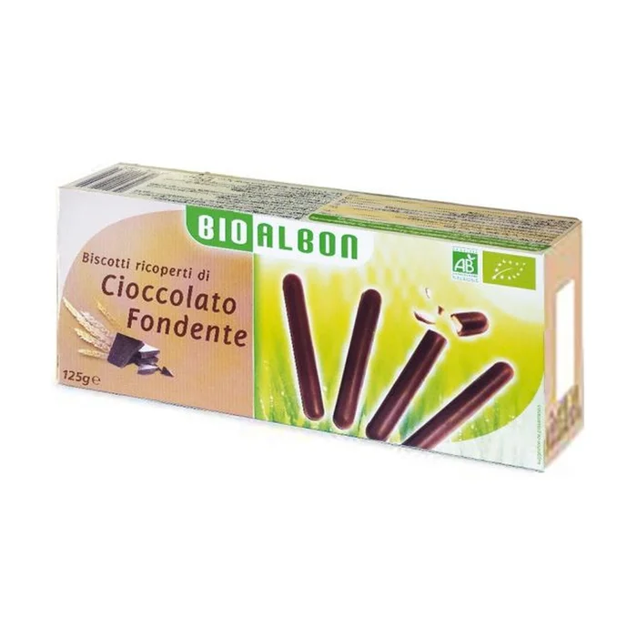 Mit dunkler Schokolade überzogene Sticks 125 G