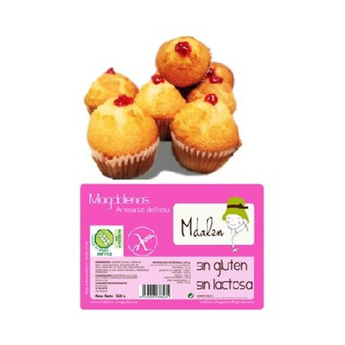 Mit Erdbeeren gefüllte Muffins 300 G