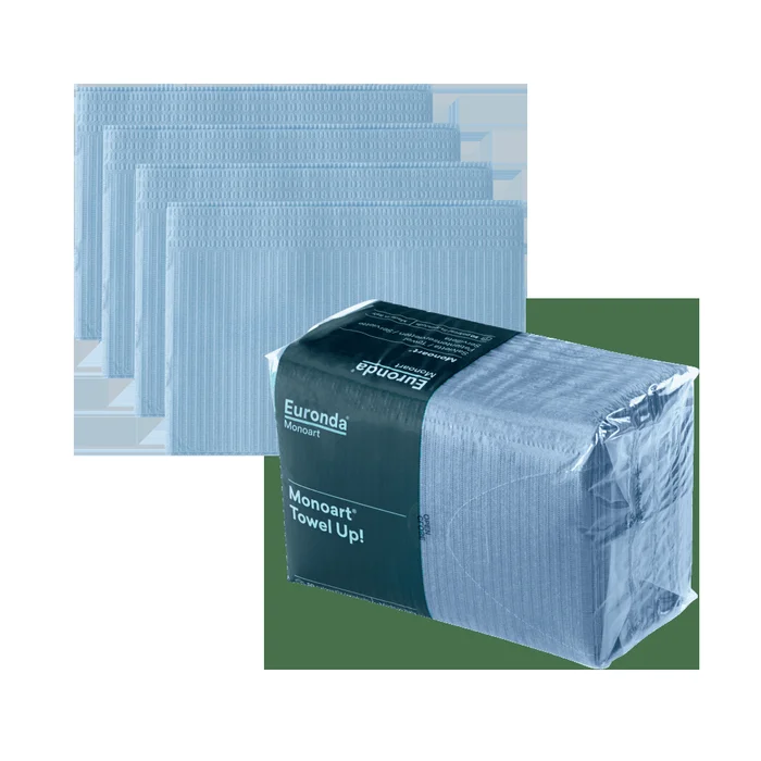 Monoart Patientenservietten Towel Up in Hellblau
