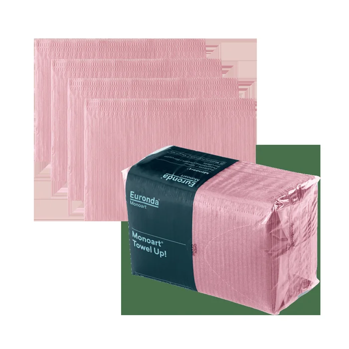 Monoart Patientenservietten Towel Up in Rosa