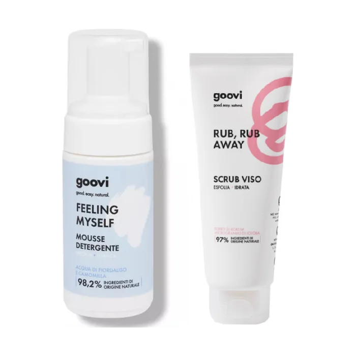 Mousse + Gesichtspeeling-Set 2 Einheiten