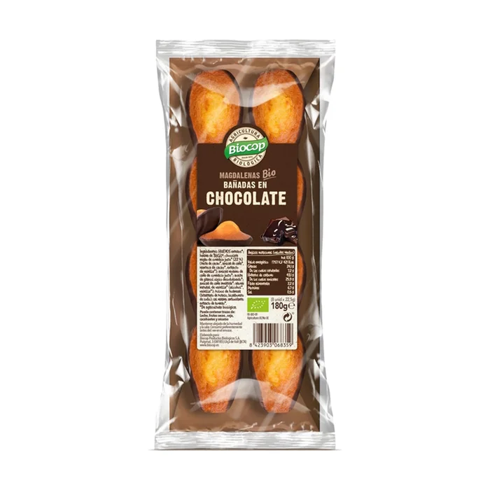 Muffins mit dunkler Bio-Schokolade 180 G