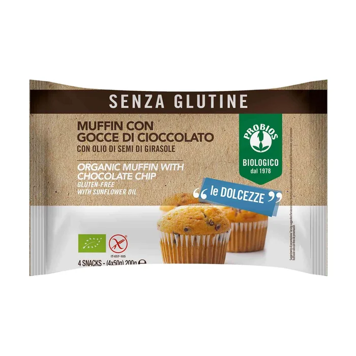 Multipack Muffins mit Schokoladenstückchen 4 Einheiten à 50G