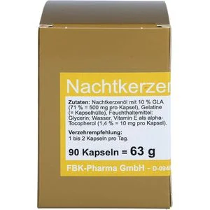 NACHTKERZENÖL 500 mg Kapseln 90 St