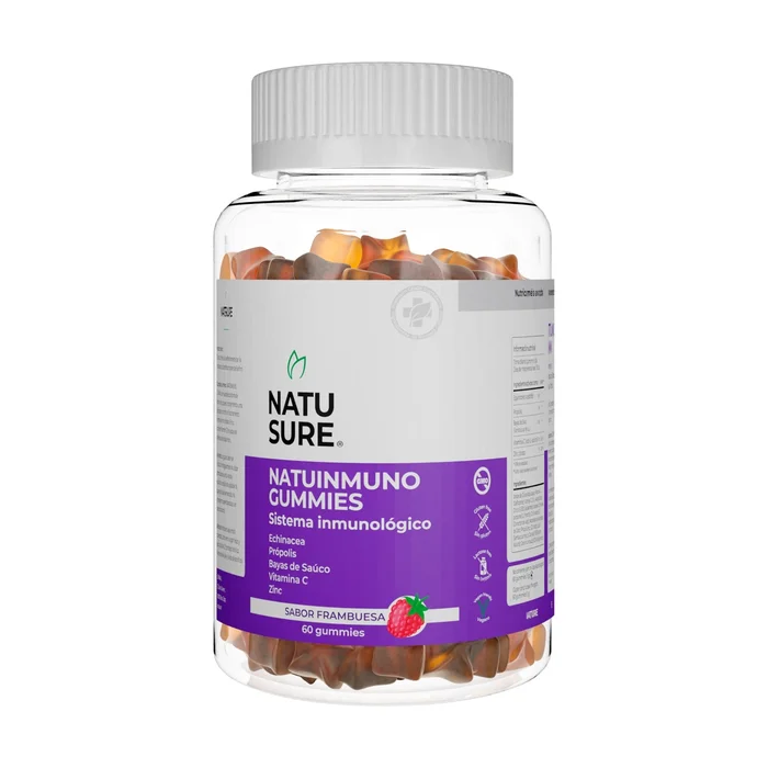 NatuInmuno Immunsystem 60 Gelee bonbons (Himbeere)