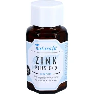 NATURAFIT Zink Plus C+D Kapseln 90 St