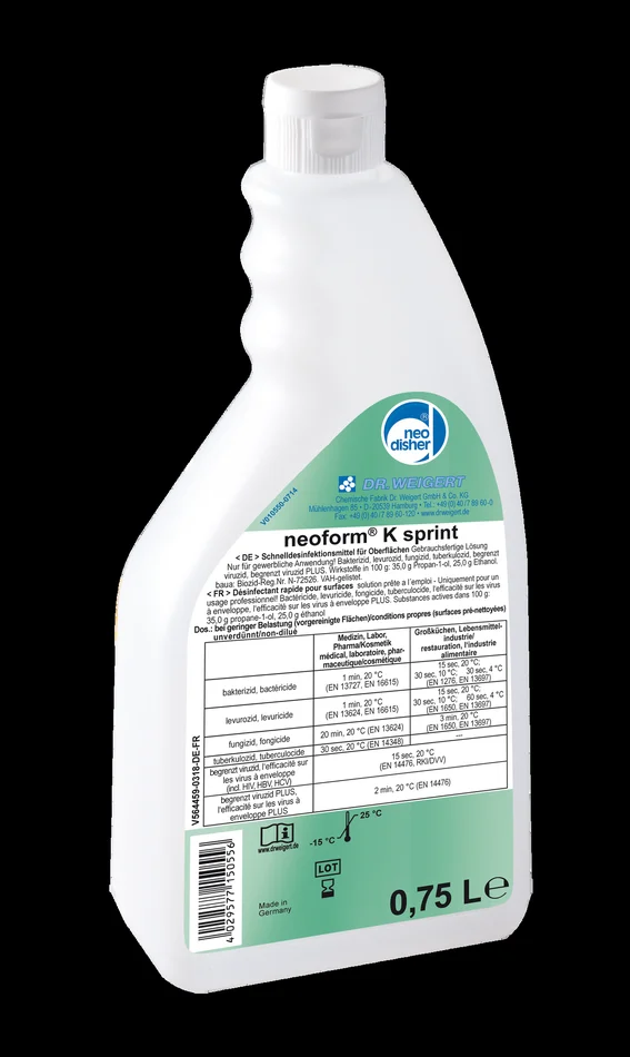 neoform Rapid 750 ml Flächendesinfektion
