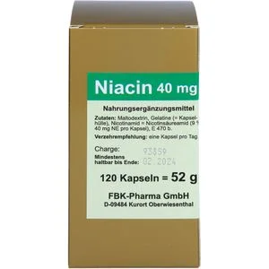 NIACIN 40 mg pro Kapsel 120 St