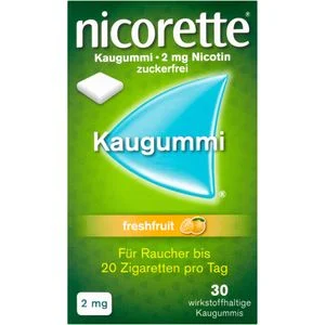 NICORETTE 2 mg freshfruit Kaugummi 30 St