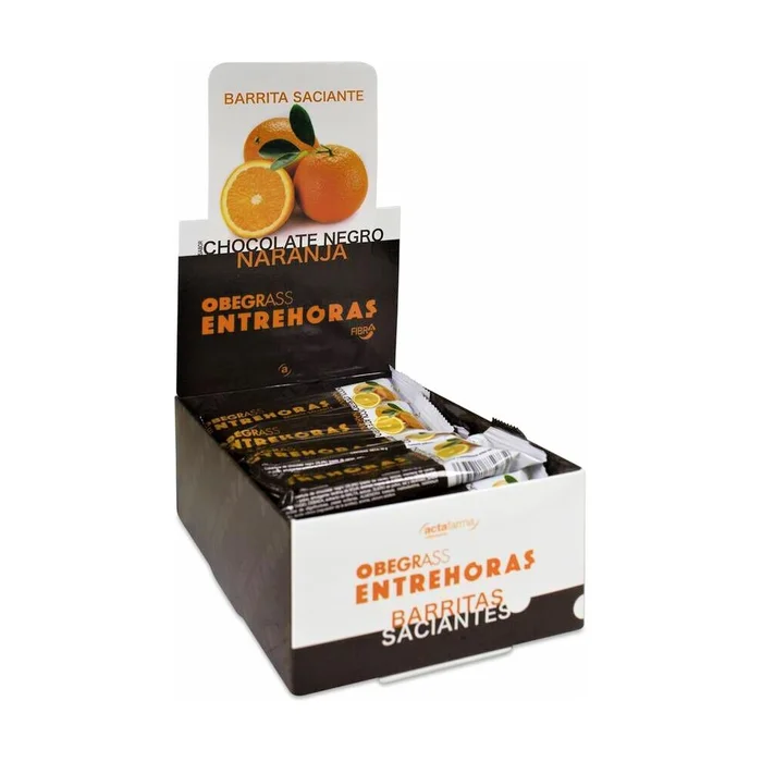 Obegrass Between Hours Bar (dunkle Schokoladenorange) 20 Riegel