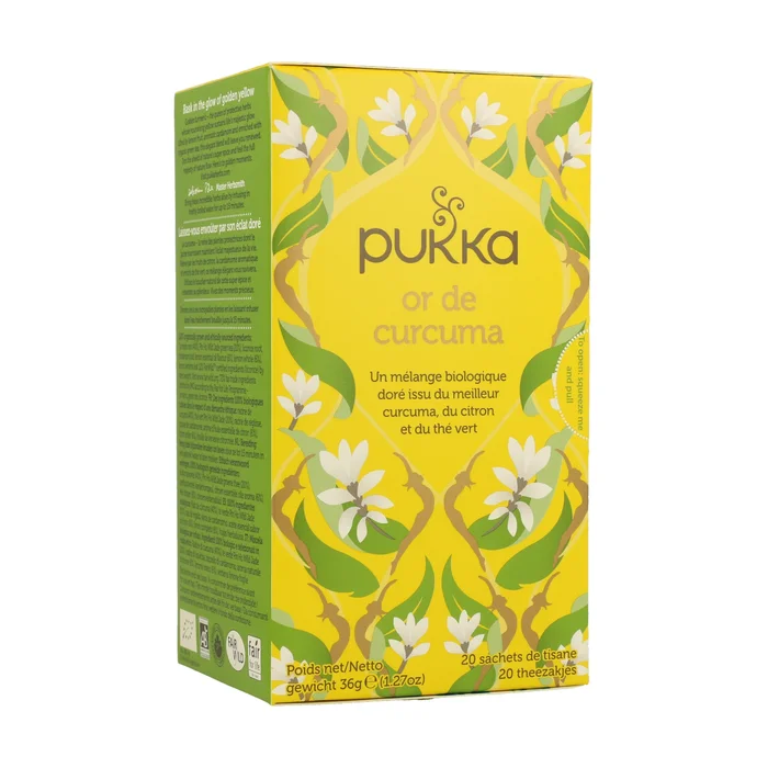 Oder Kurkuma-Infusion (Kurkuma Gold) BIO 20 Infusionsbeutel