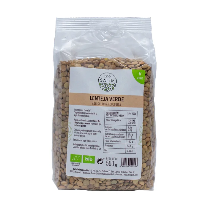 Öko-grüne Linse 500 G