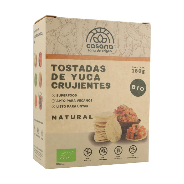 Öko-Maniok-Toast 180 G