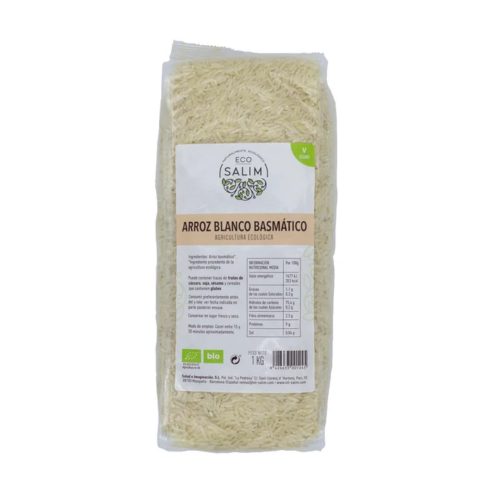 Öko-weißer Basmatireis 1 kg