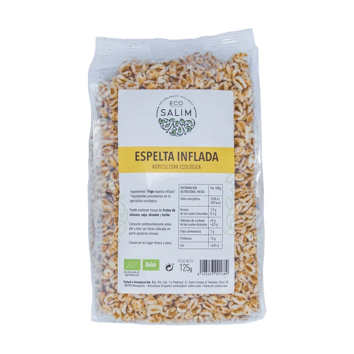 Ökologische Puffed Dinkel 125 G