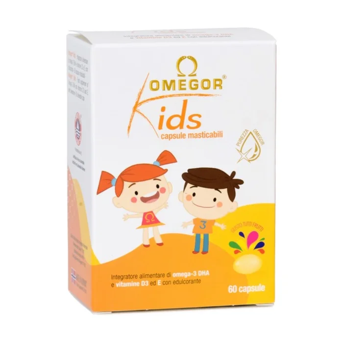 Omegor Kautabletten für Kinder 60 Kapseln