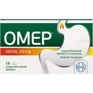 OMEP HEXAL 20 mg magensaftresistente Tabletten 14 St