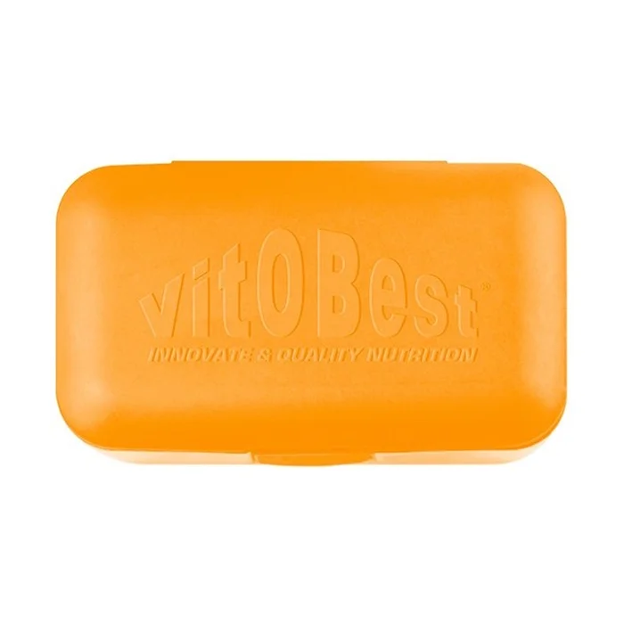 orange Pillendose 1 Einheit
