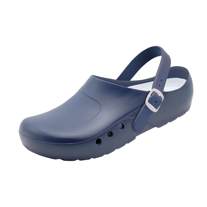 OrthoClogs mit Fersenriemen blau, Gr. 47
