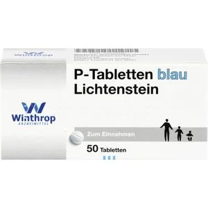 P TABLETTEN blau 8 mm Teilk. 50 St
